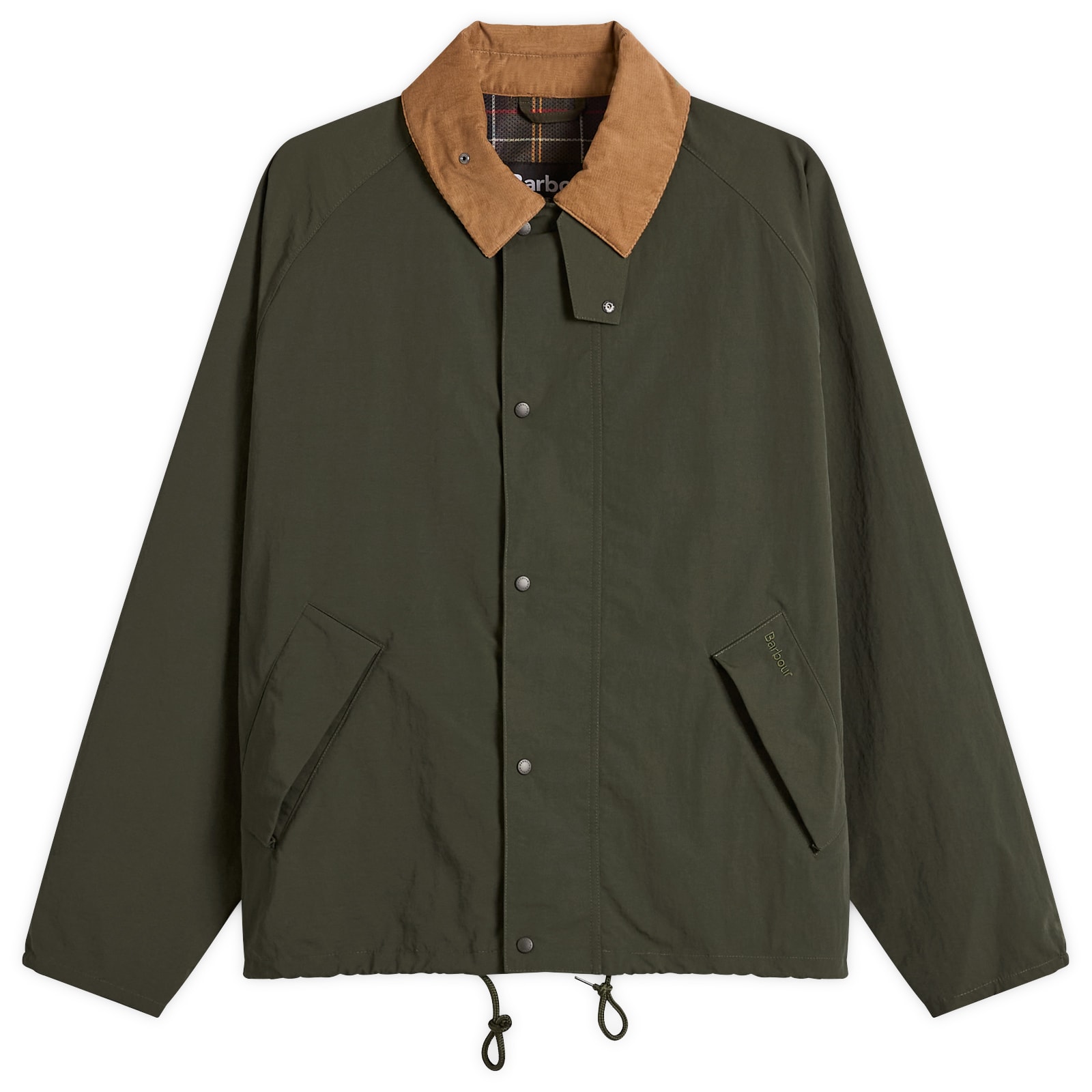 Barbour Men’s Transport Nylon Casual Jacket Sage