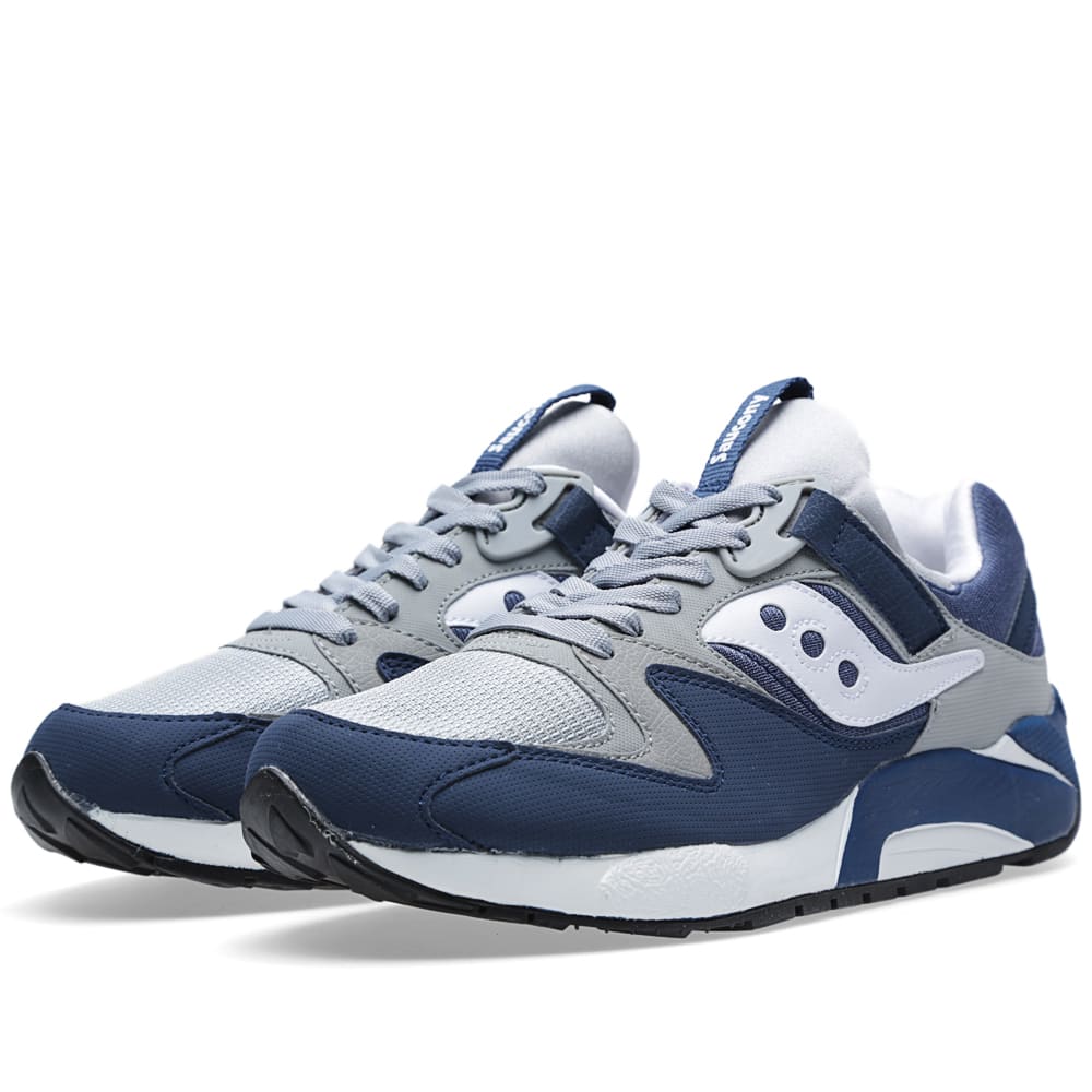 Saucony grid 9000 navy light grey clearance