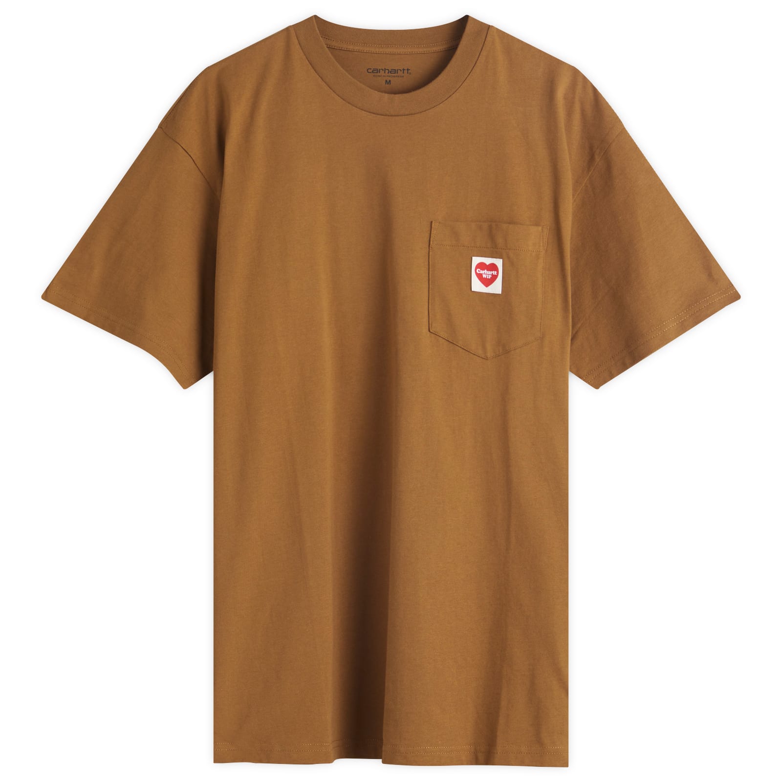 Carhartt WIP Pocket Heart T-Shirt Hamilton Brown | END. (CA)
