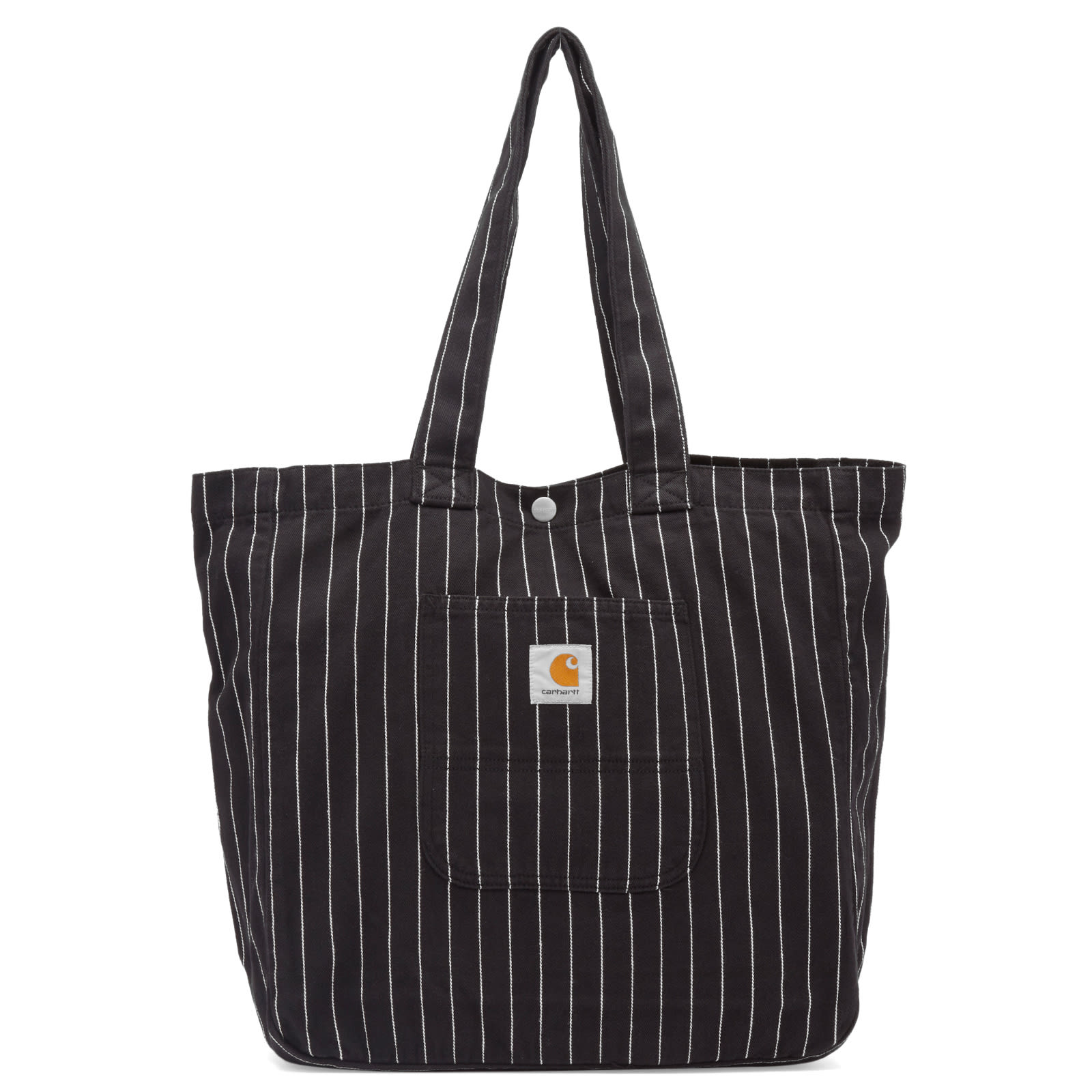トートバッグ CARHARTT WIP 'Hendry Tote' shopping bag White/Black Carhartt WIP Hendry Tote Bag Black & Wax Stripe | END. (US)