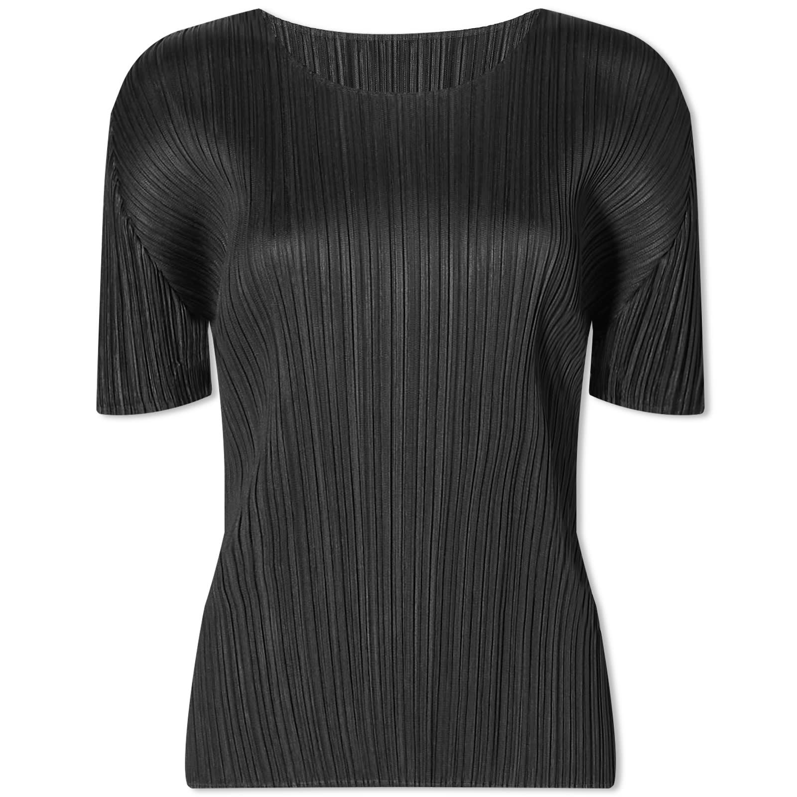 Pleats Please Issey Miyake Basics Shirts in Black main image 0