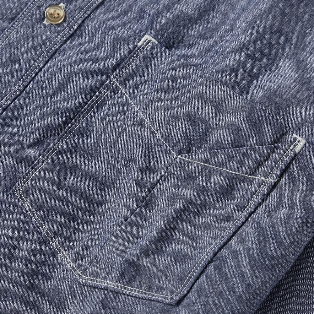 Spellbound Button Down Selvedge Chambray Shirt Sax | END.