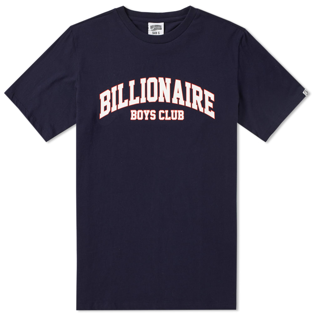 Masters of producing graphically balanced pieces, Japanese brand Billionaire Boys Club continue to create wearable pieces season after season. Launched by US musician Pharrell Williams and Japanese designer Nigo, this is a brand that thrives on bold and bright motifs.
The pure cotton College Tee is decorated simply with a bold logo print to the chest. This Americana inspired, street ready style is finished with a ribbed crew neckline and a woven logo patch to its sleeve cuff. 

100% Cotton
Ribbed Crew Neckline
Branded Patch to the Sleeve
Logo Print to the Chest
Space Man Logo to the Back