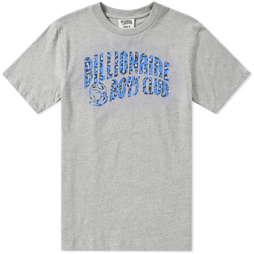 Billionaire Boys Club delivers a summer ready collection this season. Showcasing a vibrant logo print to the chest, the Leopard Arch Logo Tee comes cut from cotton. This style is finished simply with a ribbed crew neckline, letting its decoration do the talking.

100% Cotton
Screen Printed Logo to the Chest
Leopard Space Man Logo to the Back
Crew Neckline
Woven Logo Tab to the Sleeve