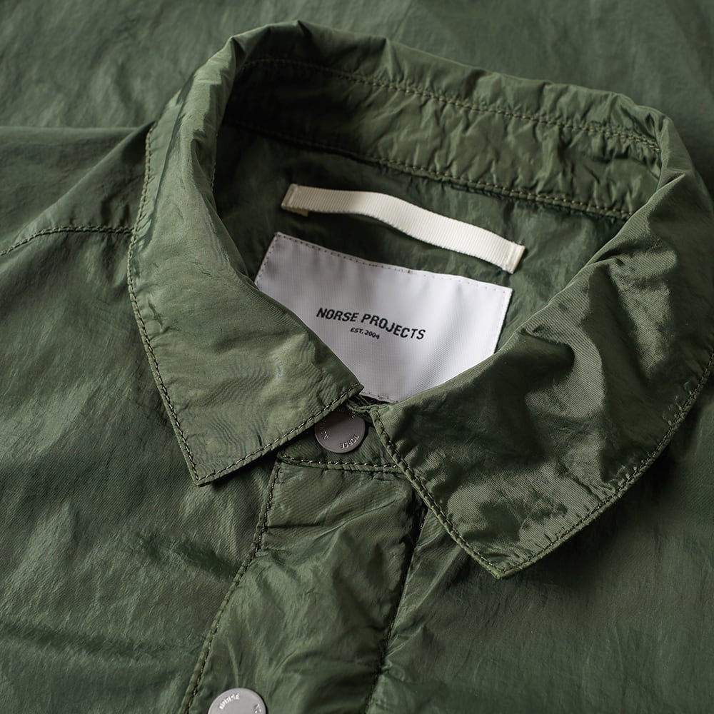 Norse Projects Svend Garment Dye Nylon Jacket Forest Green END. (US)