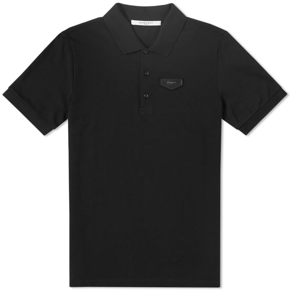 Click to view more detailed imagery on our partner's website Givenchy Antigona Piquet Cotton Polo Shirt In Black