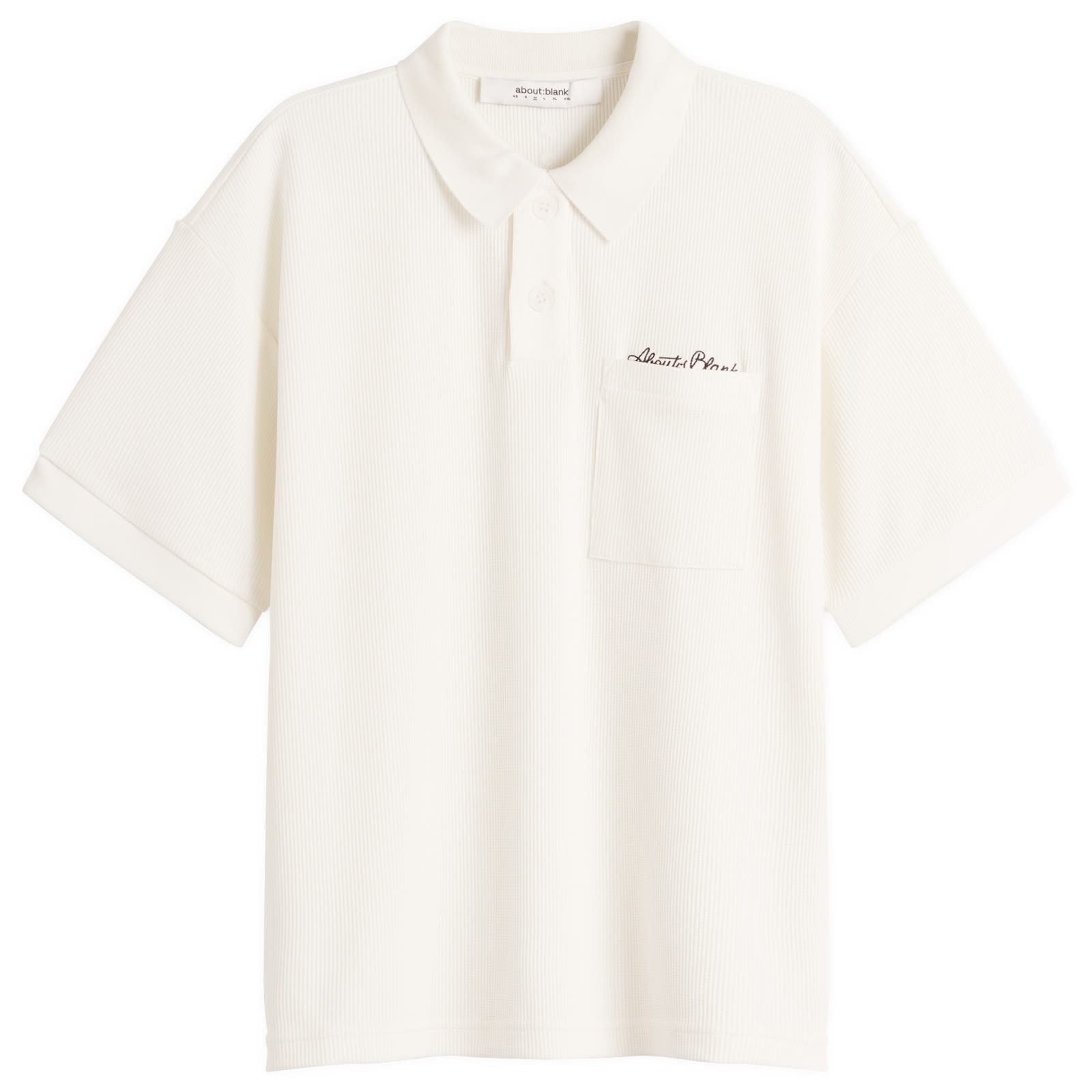 about:blank Men’s Script Polo Oat