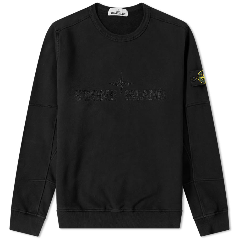 【STONE 】Garment Dying Badge Sweatshirt/771563020 Stone Island - Garment-Dyed Sweatshirt | HBX - Globally