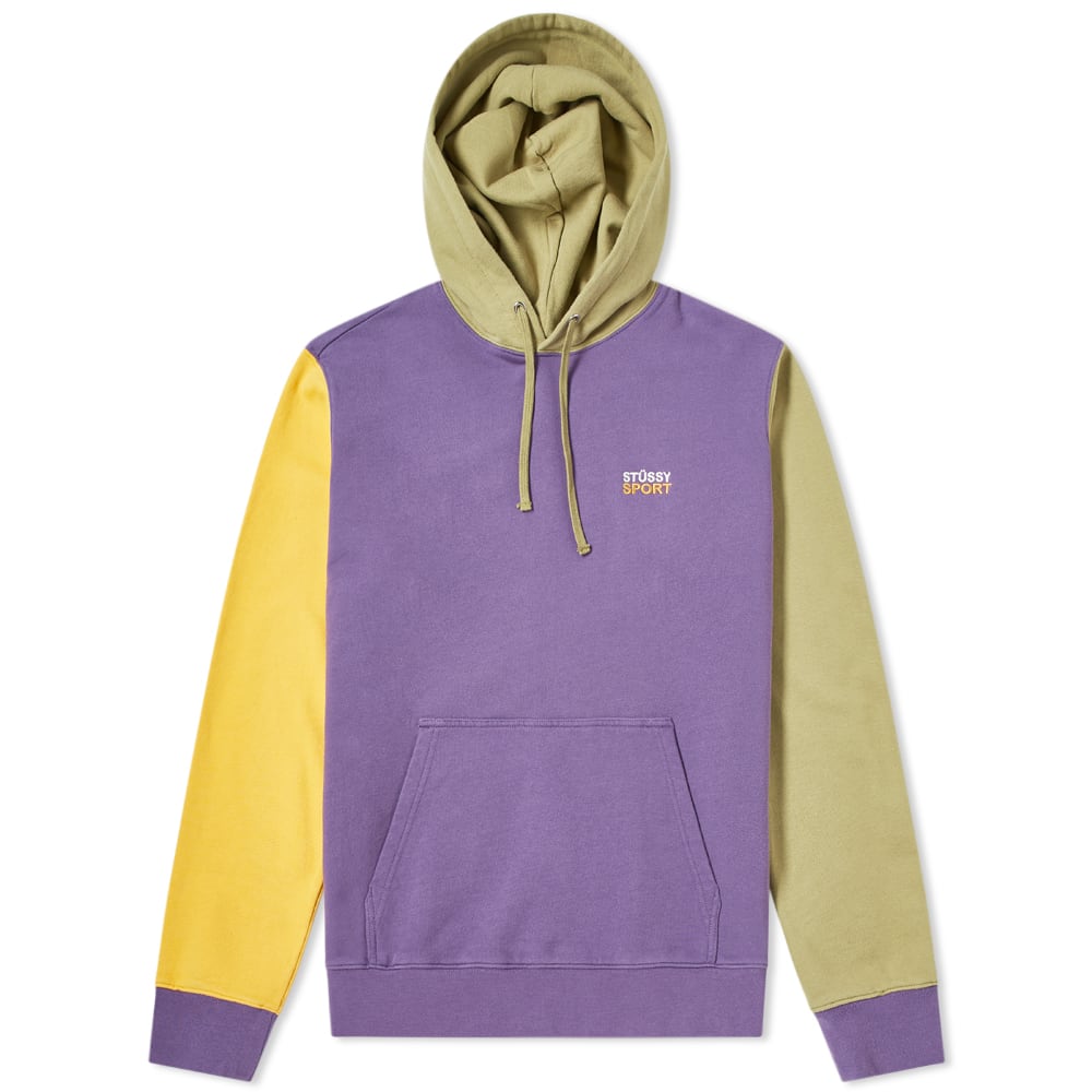 Stussy violet french terry hoodie clearance