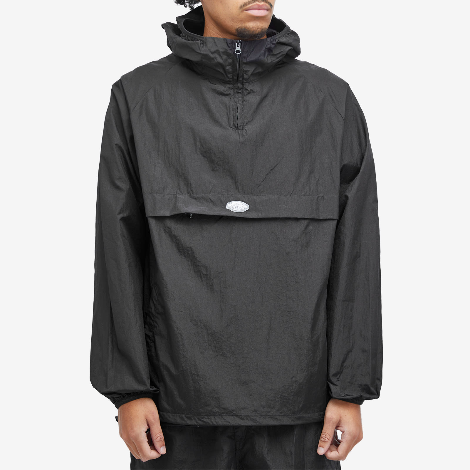 Fucking Awesome Men's Crinkle Nylon Anorak Black - Curated