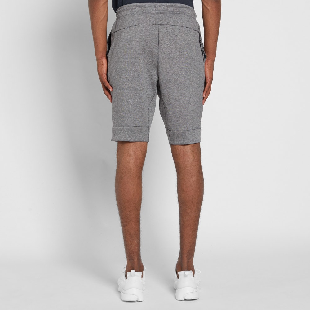 Nike Tech Fleece Short Carbon Heather & Black | END.