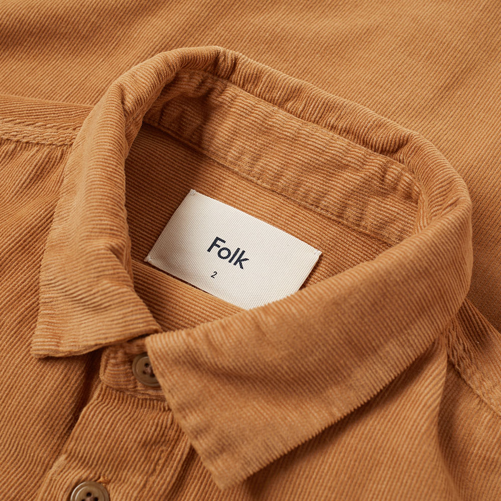 Folk Baby Cord Shirt Caramel END. (US)