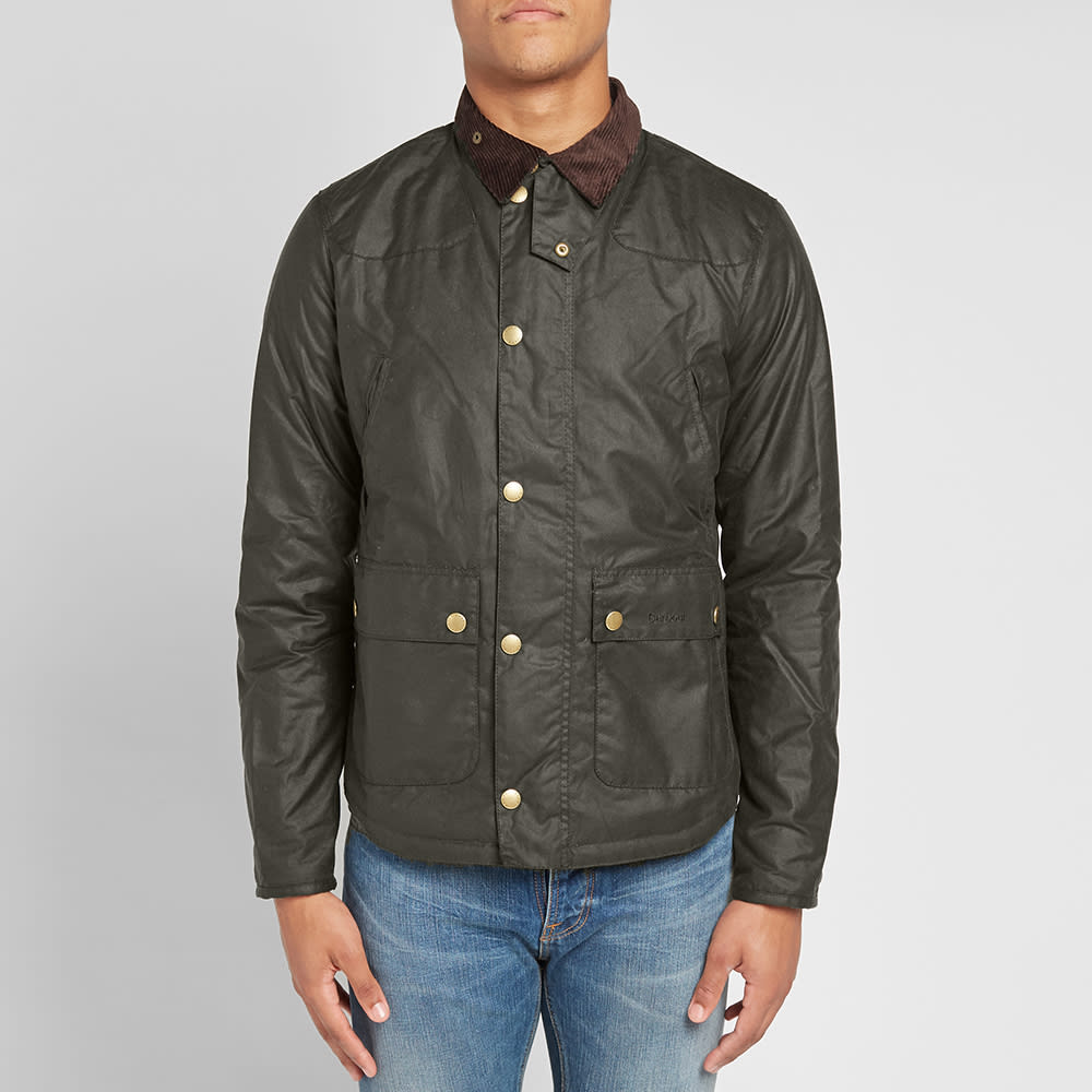 barbour reelin wax jacket