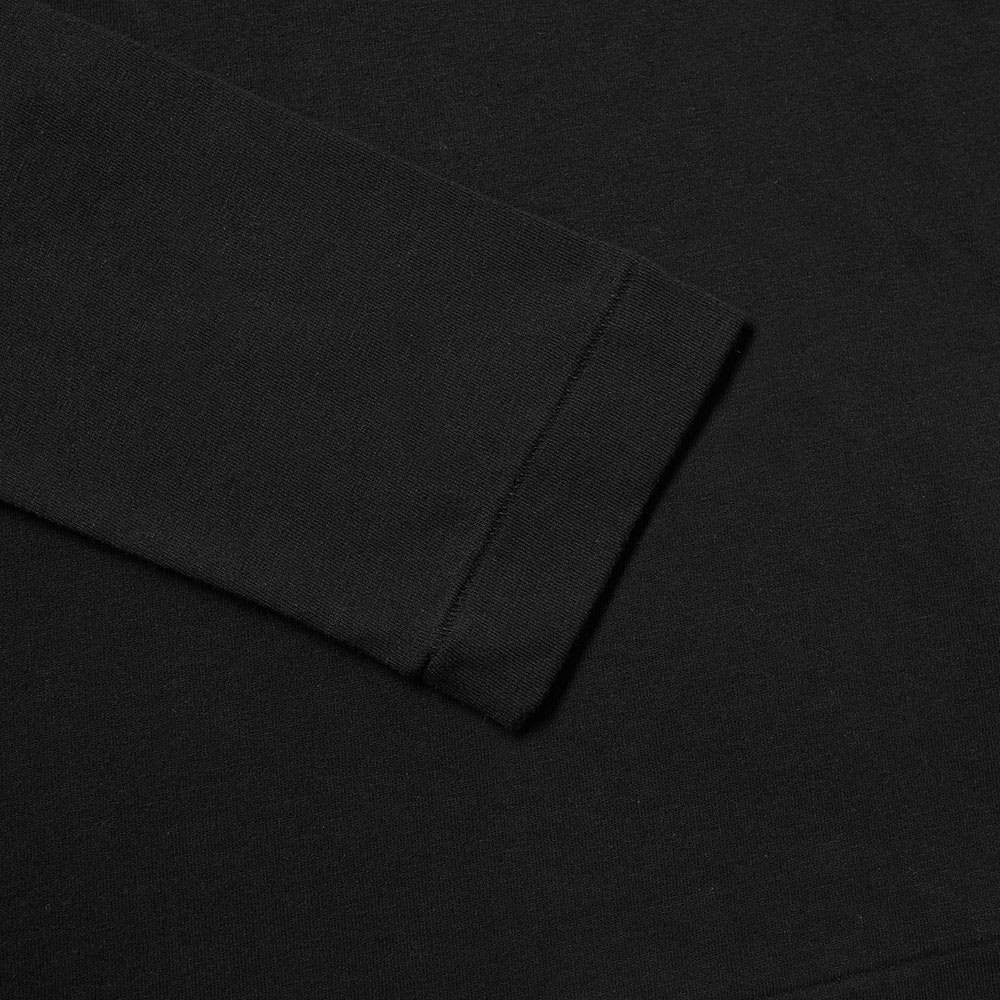 Comme des Gar\u00e7ons Shirt Long Sleeves Black Wool Button Up