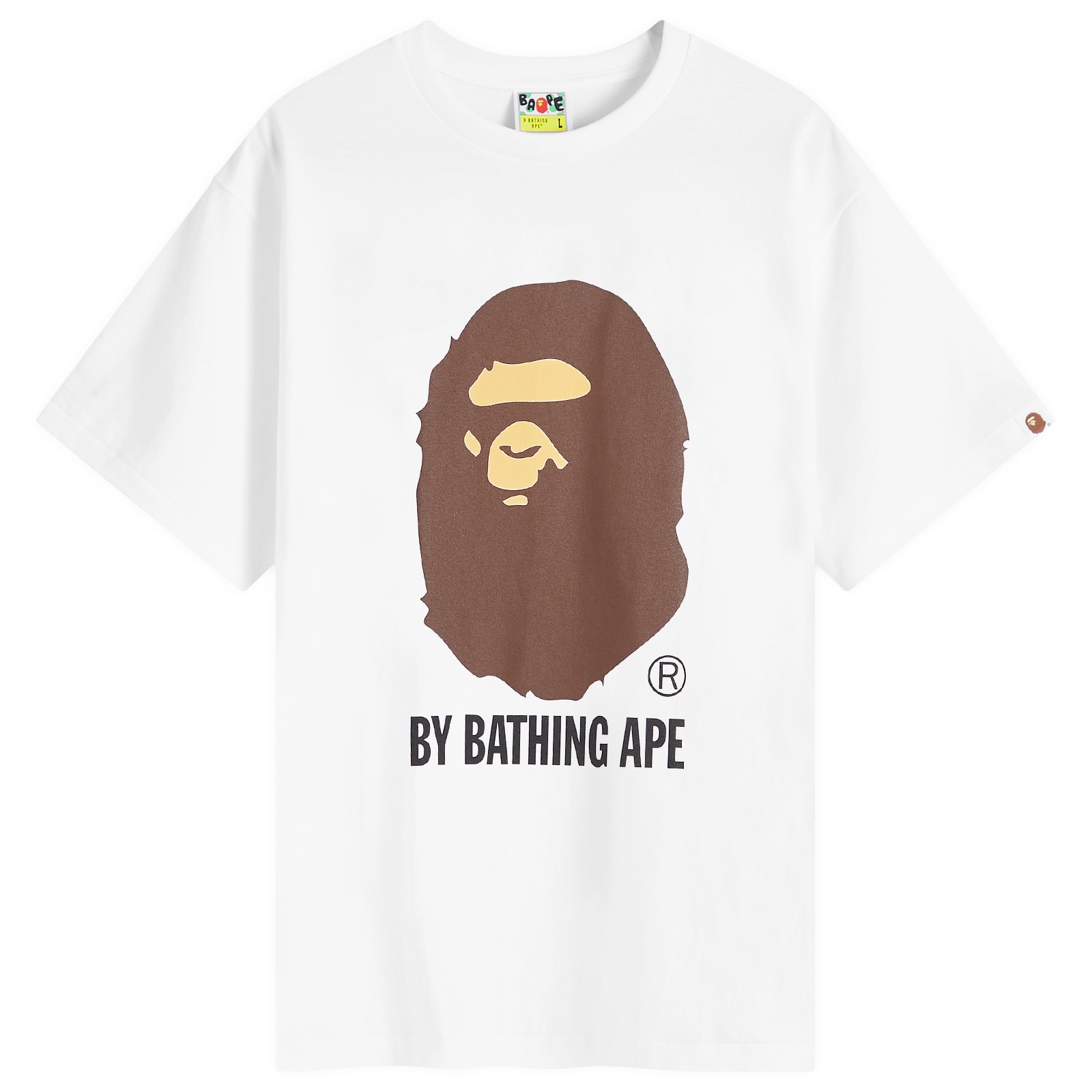 A BATHING APE◇Tシャツ/XL/コットン/WHT/001TEK301040M