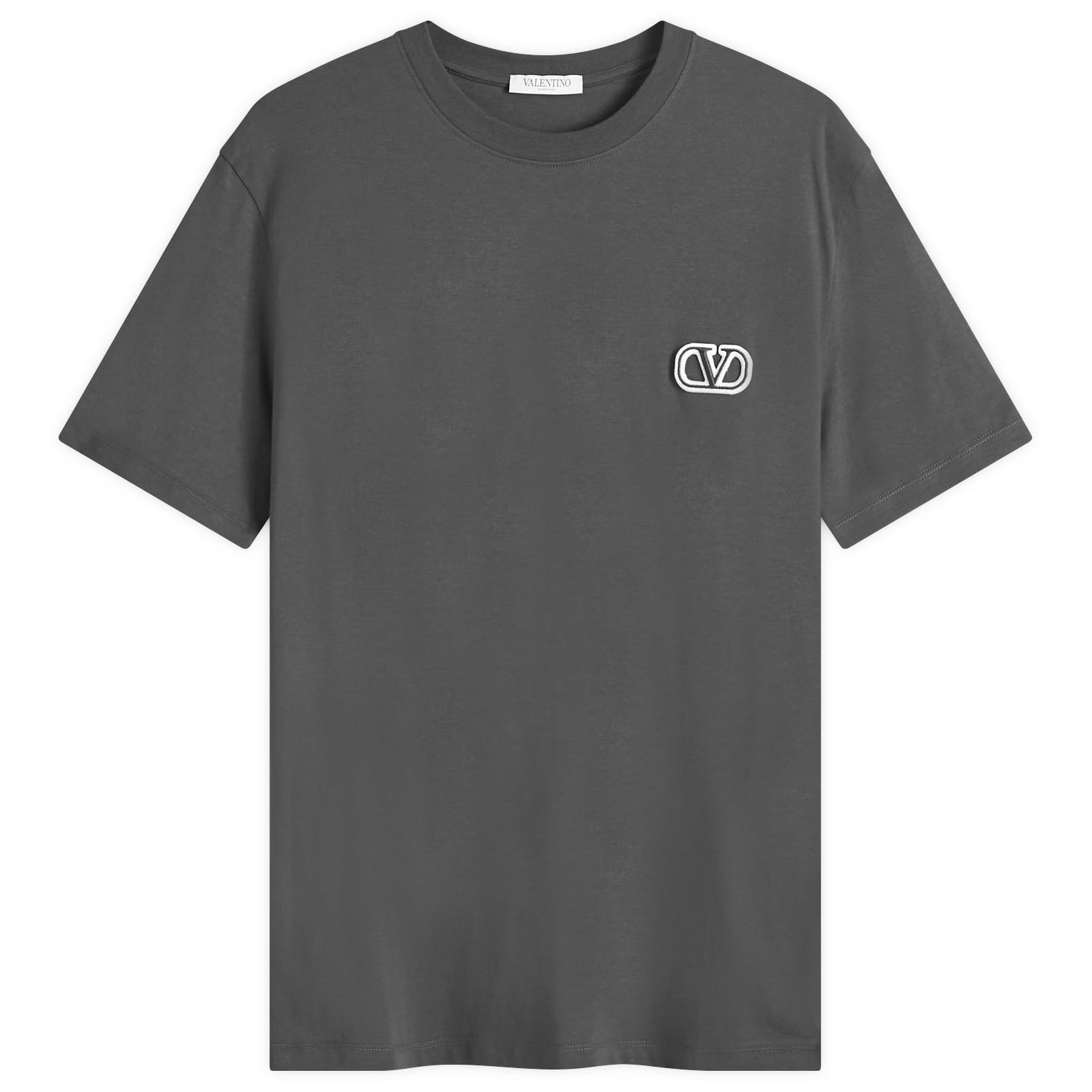 Valentino Small V Logo T Shirt Antracite | END. (TW)
