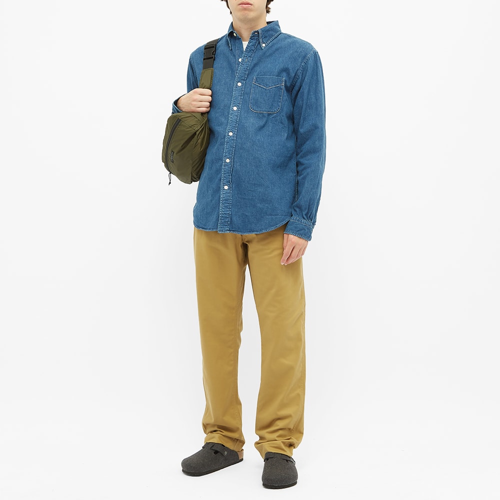 orSlow Button Down Denim Shirt Two Wash 