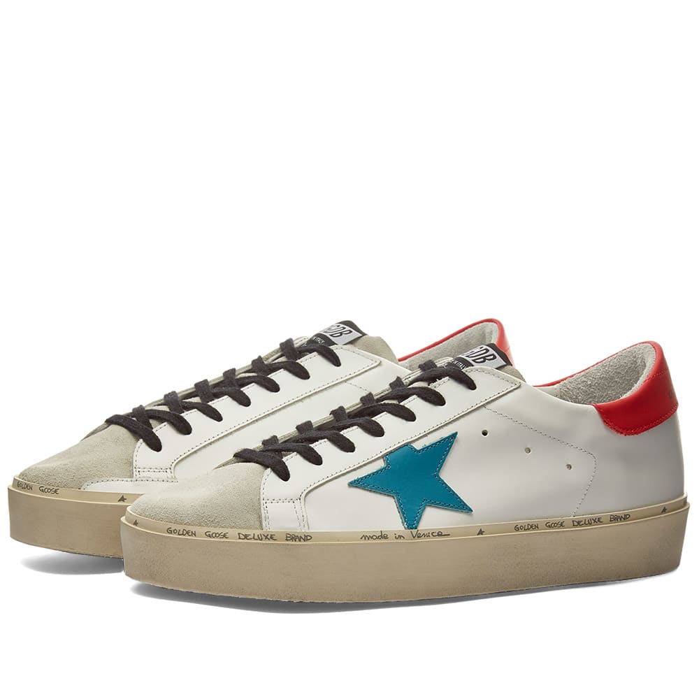 golden goose hi star leather sneakers