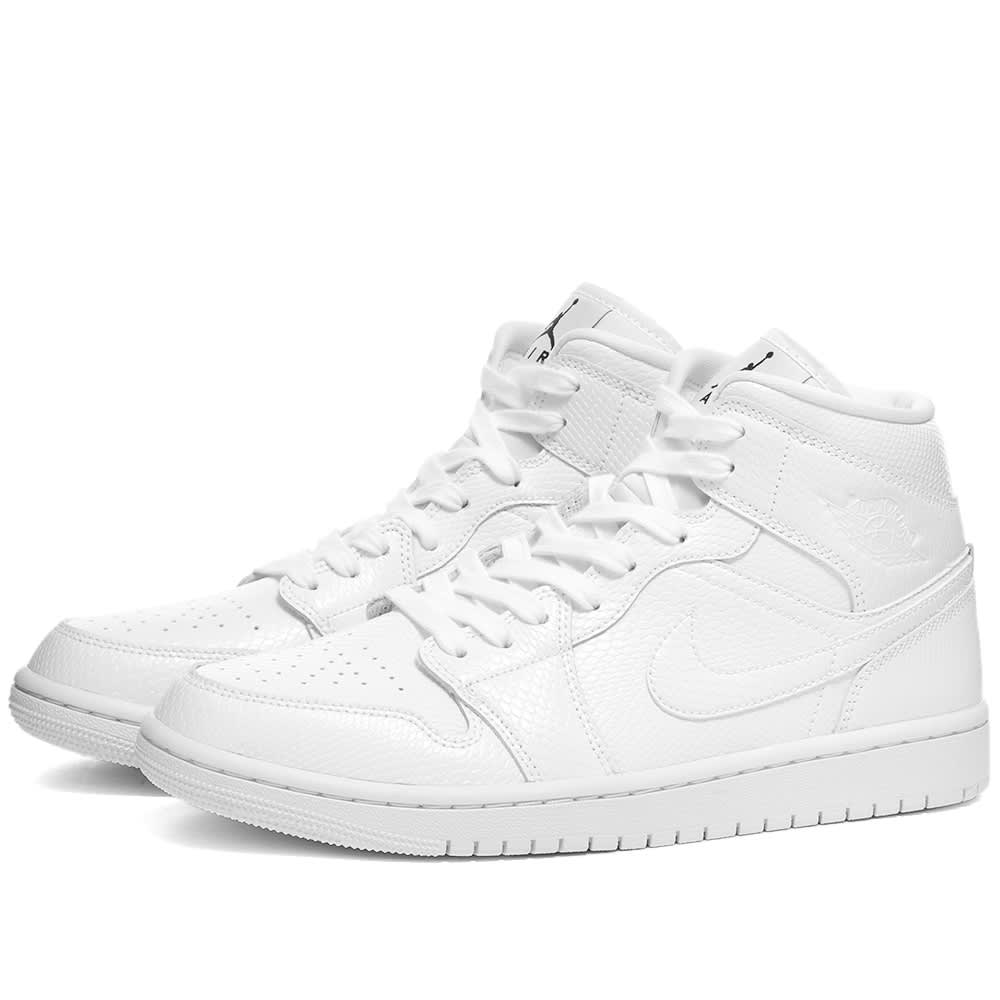 Air Jordan 1 Mid W White END.