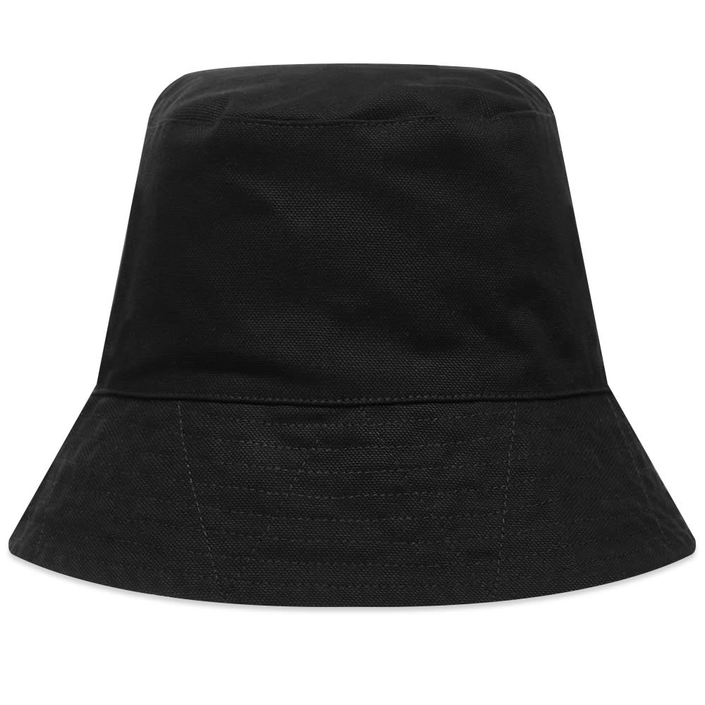 Engineered Garments Canvas Bucket Hat Black 12oz Duck Canvas END. (UK)