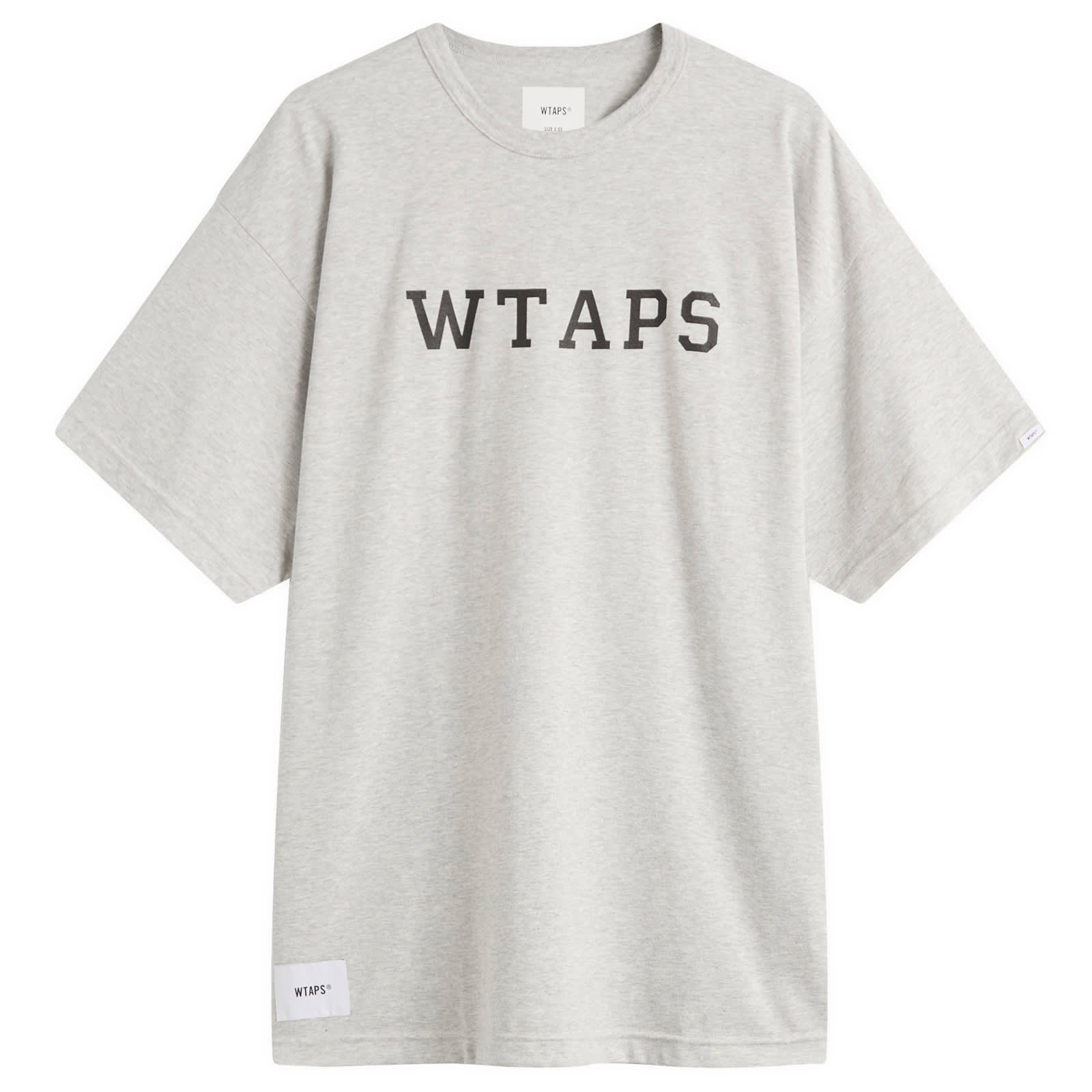 WTAPS ASH GRAY Tシャツ Lサイズ WTAPS Academy Logo T-Shirt Ash Gray | END. (AR)