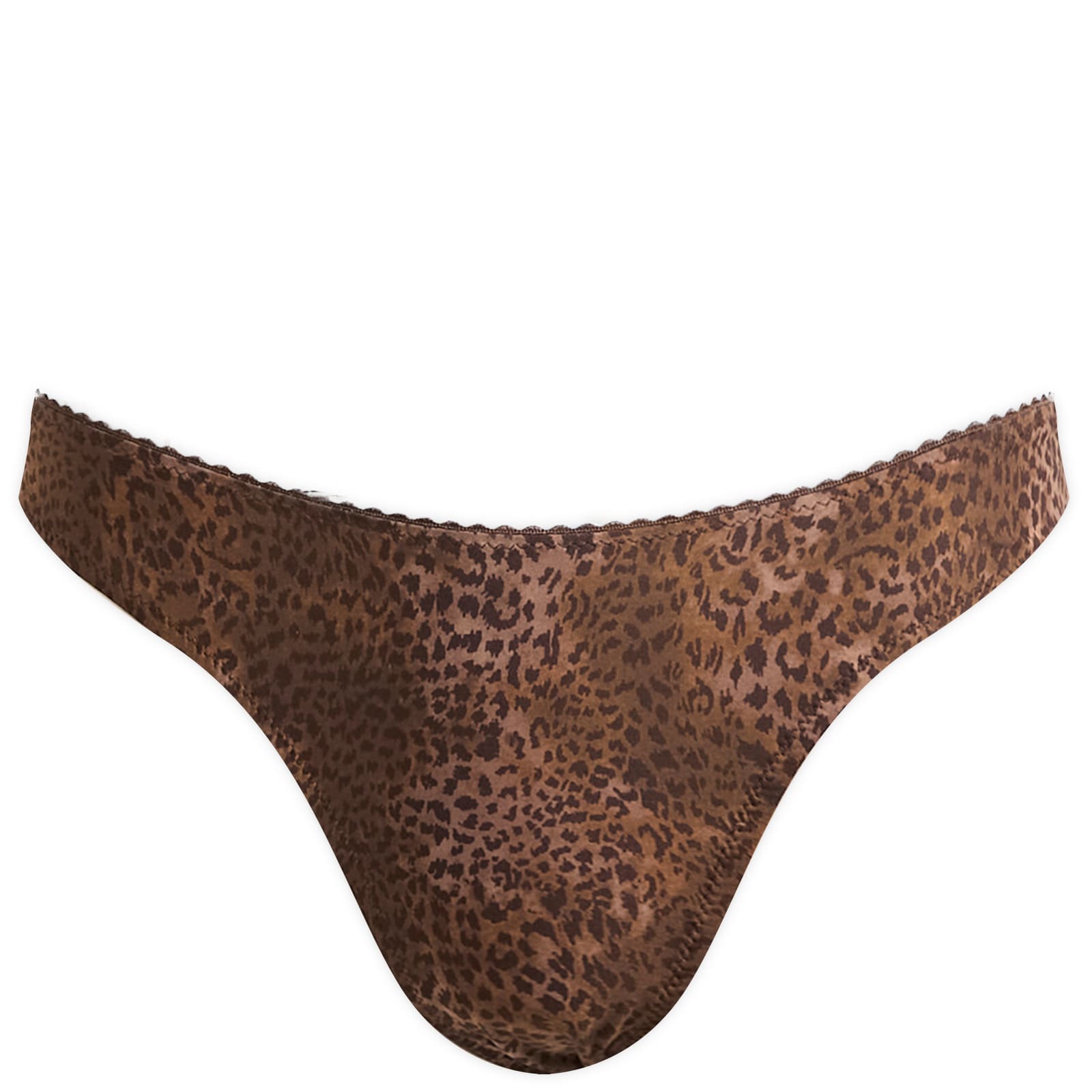 Fruity Booty Women's Brown Leopard Thong