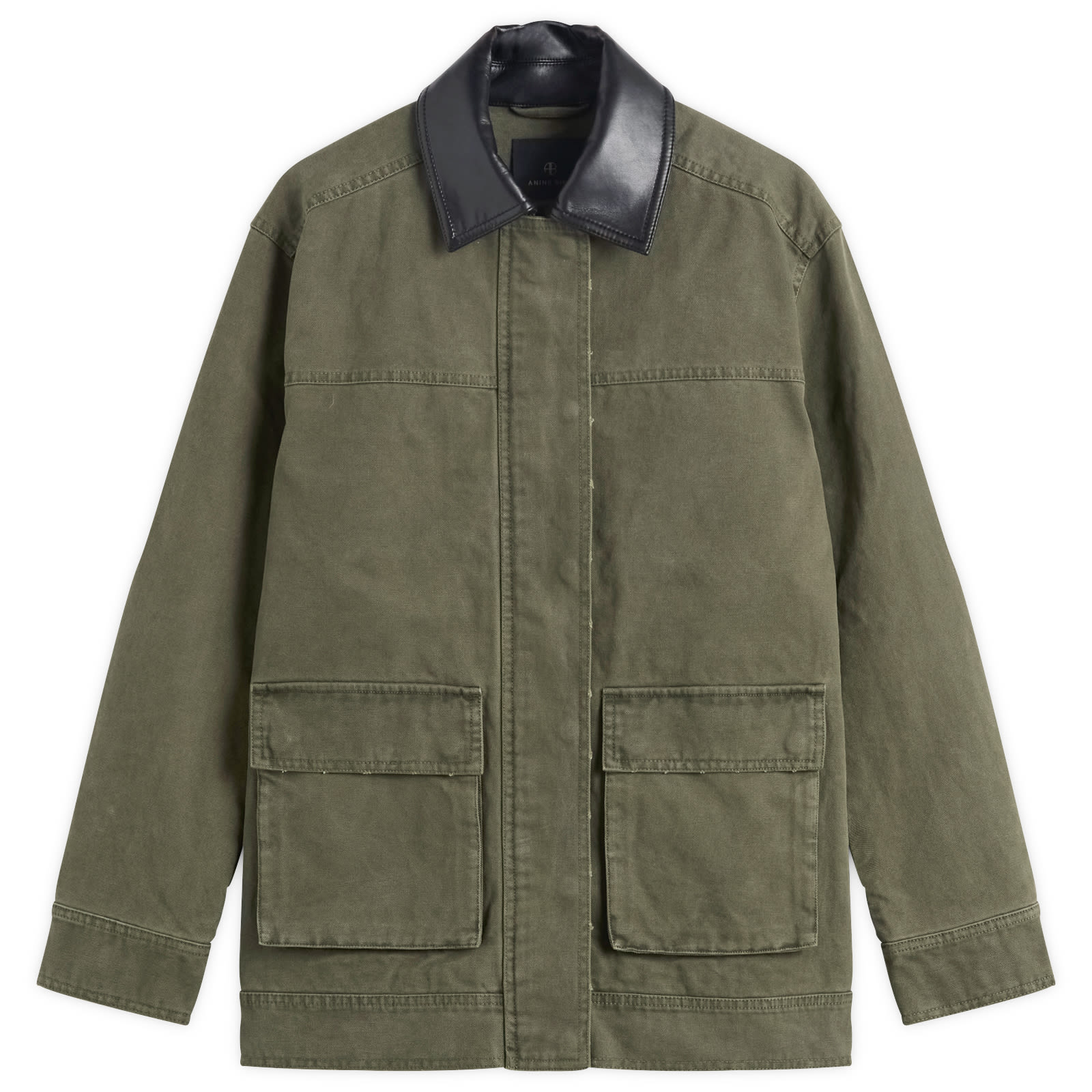 Anine Bing Women's Army Green Sean Wax Jacket