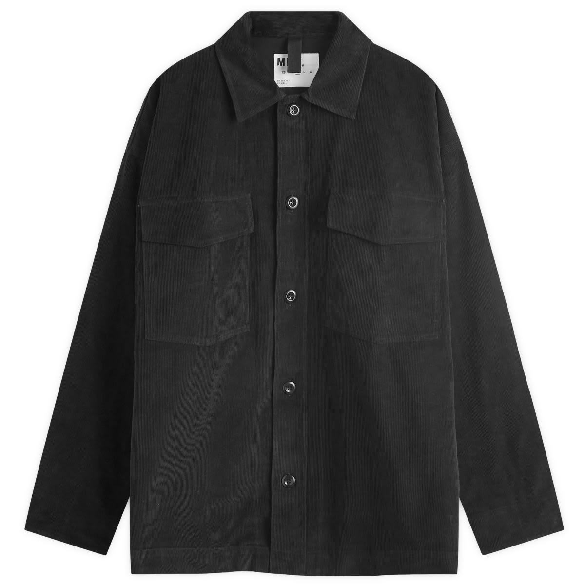 MHL by Margaret Howell Long Overshirt Black | END. (AR)