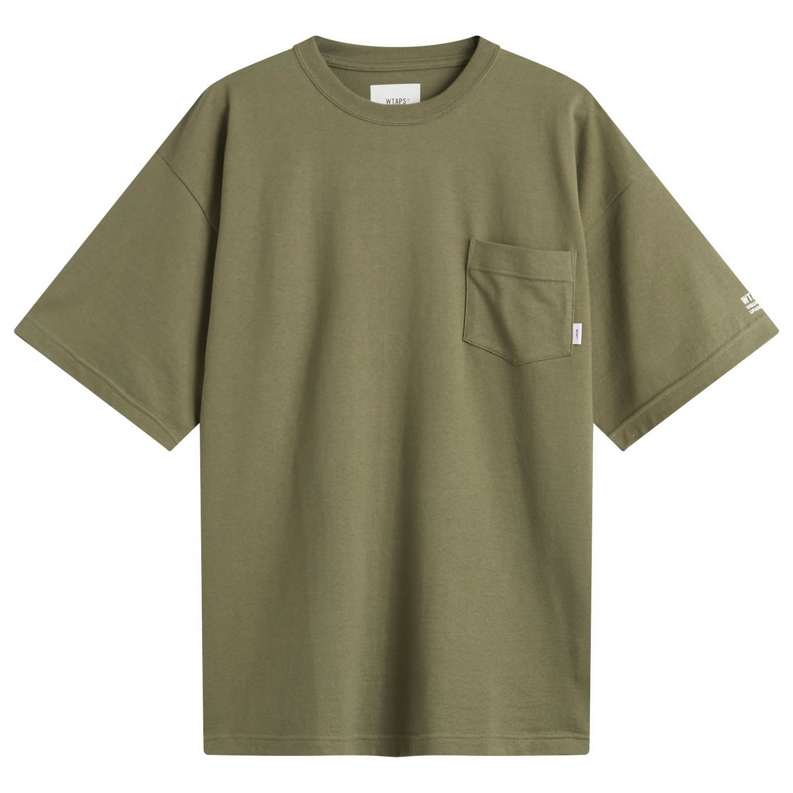 トップス UMBROxBoTTxBEAMS T Pullover Shirt Olive WTAPS Sleeve Logo Pocket T-Shirt Olive Drab | END. (US)