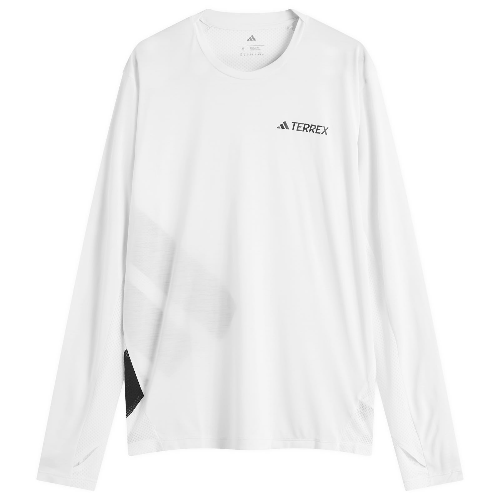 Adidas Unisex White Terrex Xperior Climacool+ Long Sleeve T-Shirt