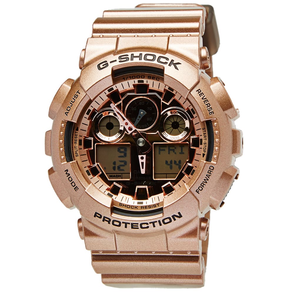 g shock gold colour watch