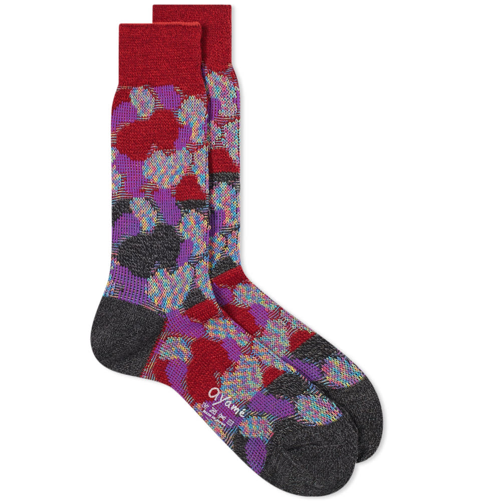 Ayame Socks World Camo Sock Red | END. (US)