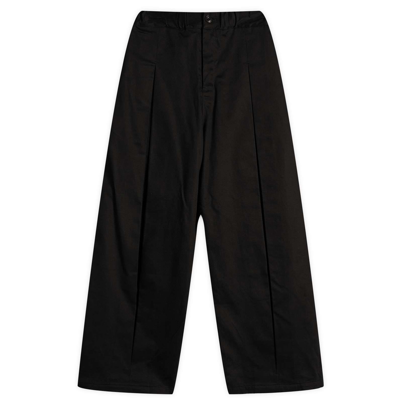 SAGE NATION — Sage Nation Men's Box Pleat Trouser in Black, Size Large