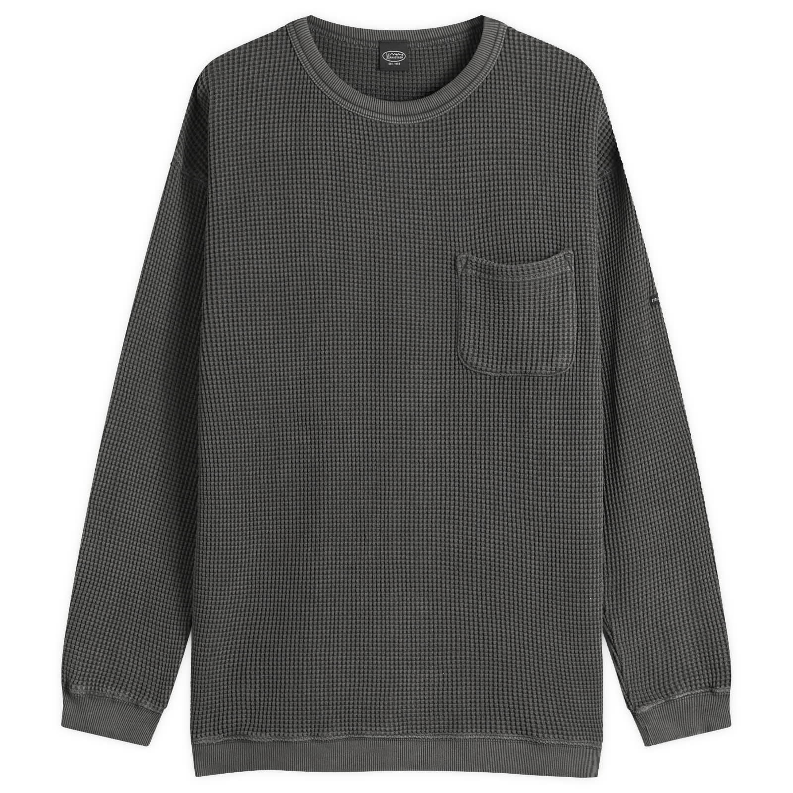 Manastash Men’s Heavy Snug Thermal Long Sleeve T-Shirt Black