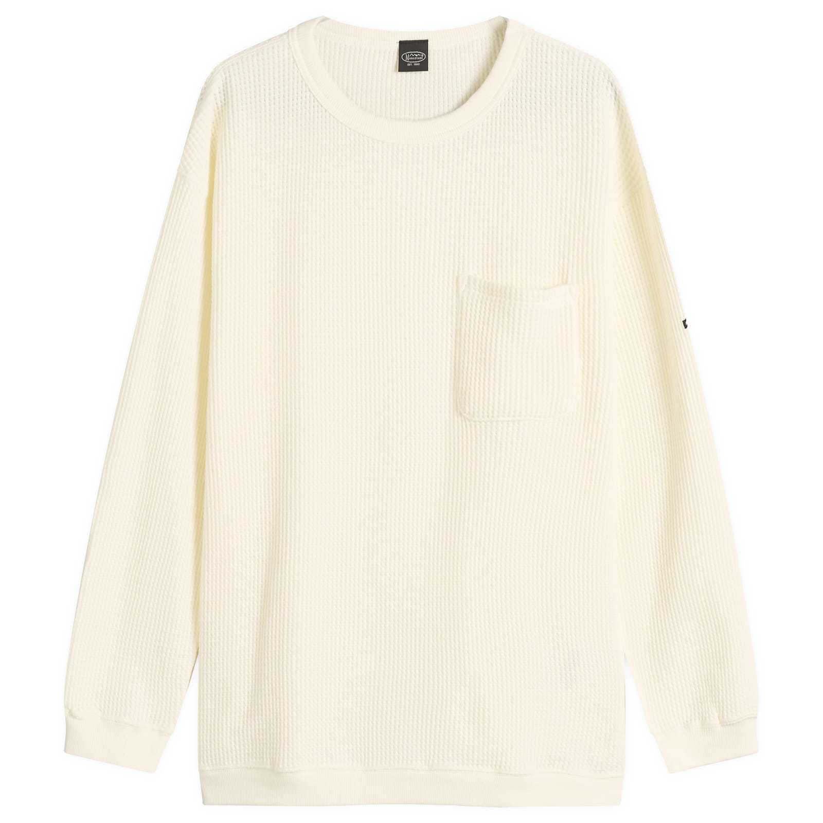 Manastash Men’s Heavy Snug Thermal Long Sleeve T-Shirt White