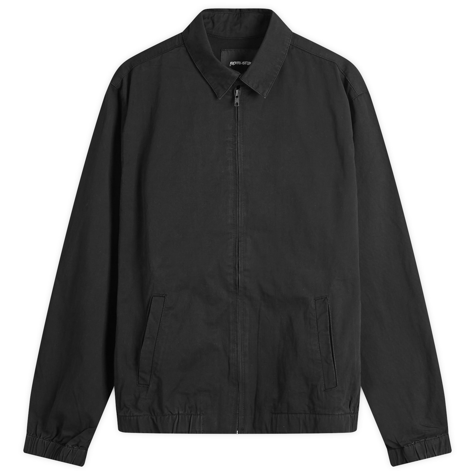 Fucking Awesome Men's Washed Harrington Jacket Black - Curated