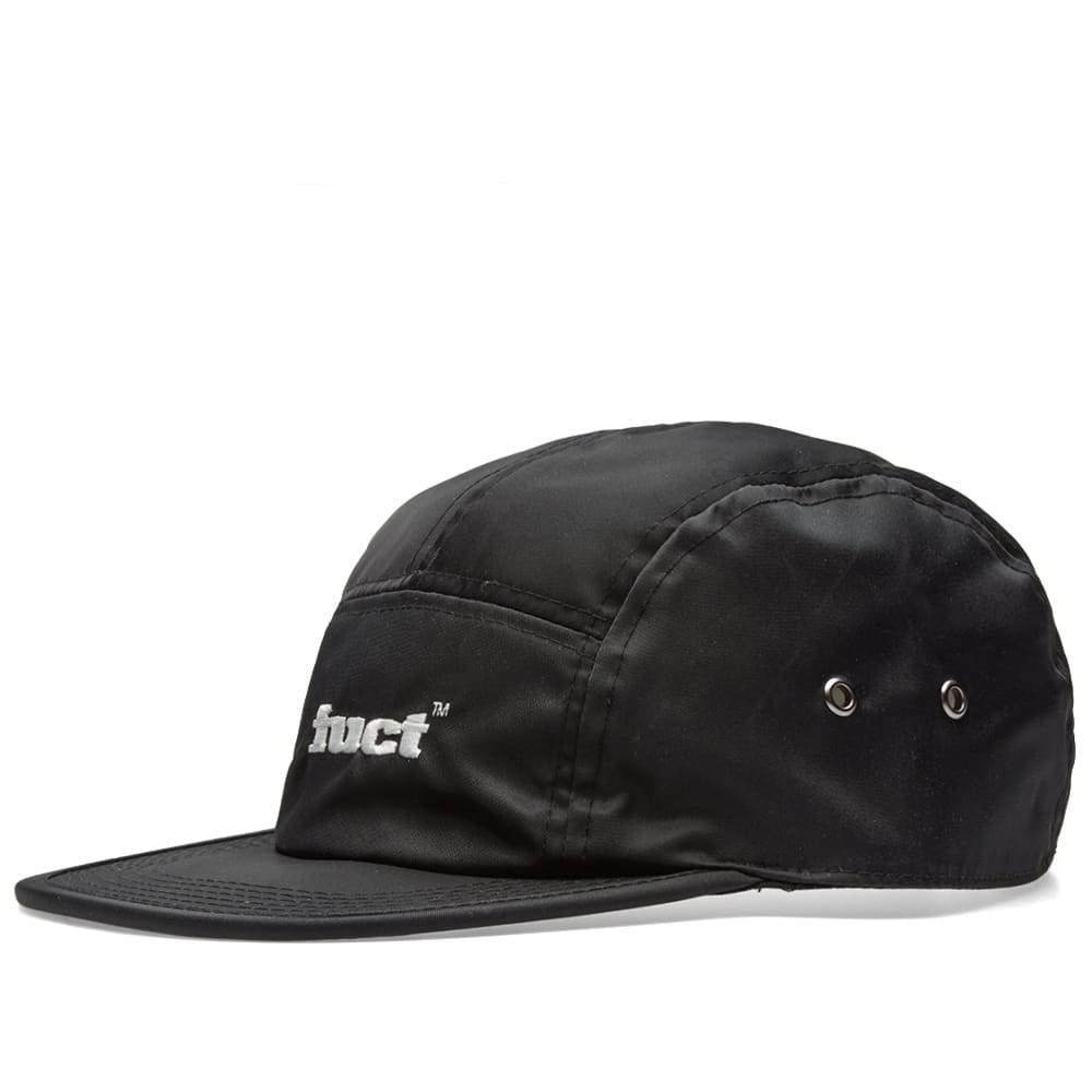 Eric Brunetti's FUCT SSDD label debuts at END. with its AW16 collection, an offering of pieces specifically designed for the streets with a distinct nod to classic workwear styles.The graphic FUCT logo appears here in an embroidered format, emblazoning a classic cotton twill snack back cap.

Cotton Twill
6 Panel Construction
Embroidered FUCT Logo
Plastic Snapback