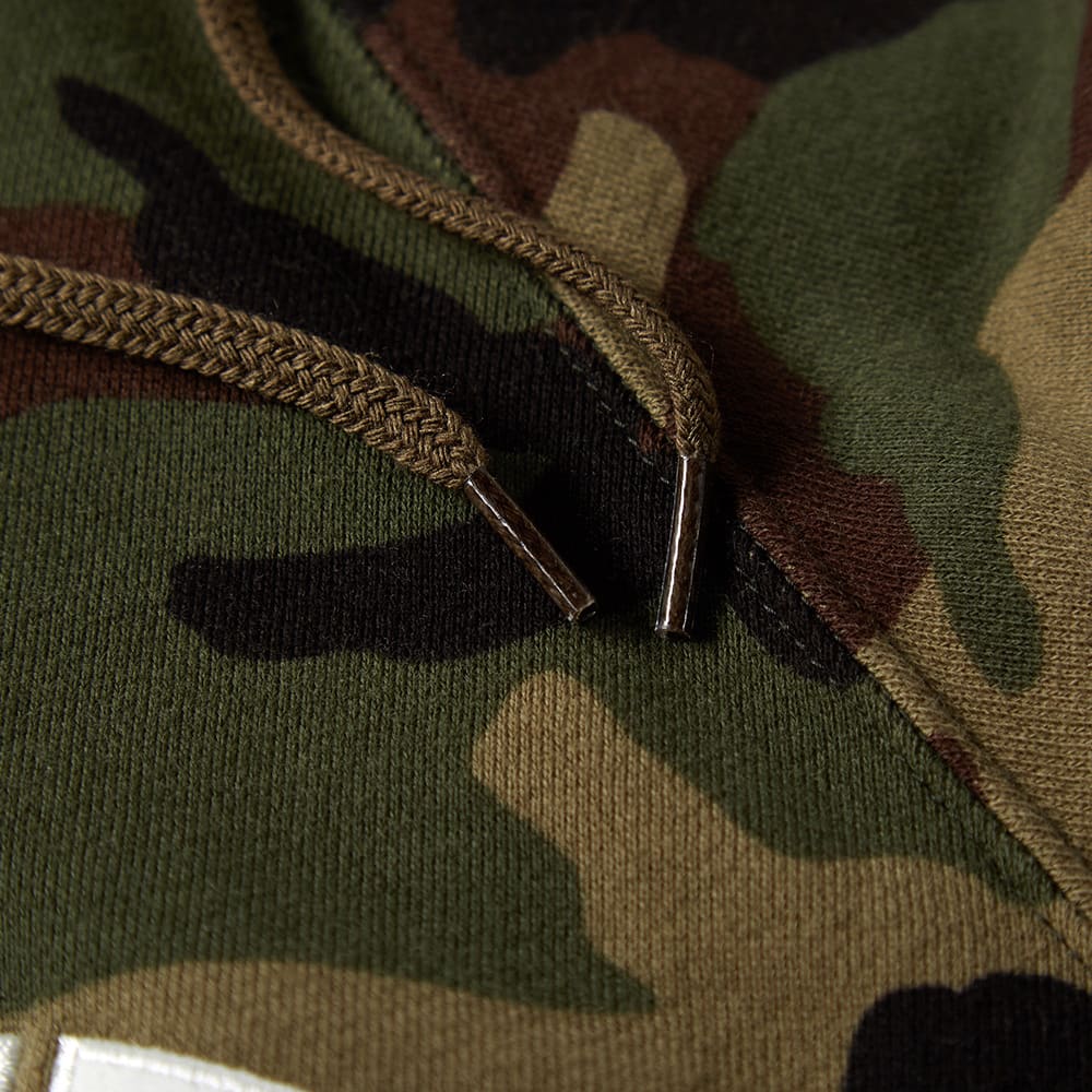 SOPHNET. Arch Logo Raglan Parka Woodland Camo | END.