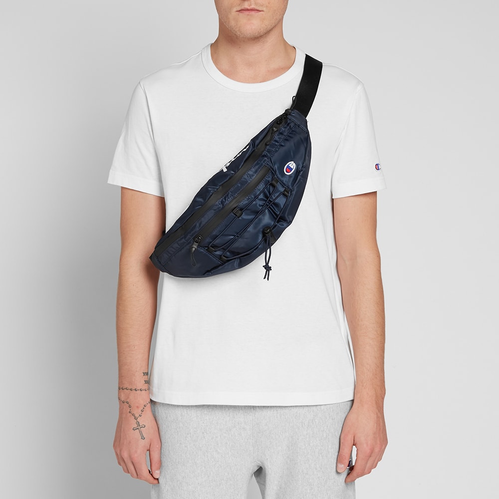 champion reverse weave large script logo waist bag