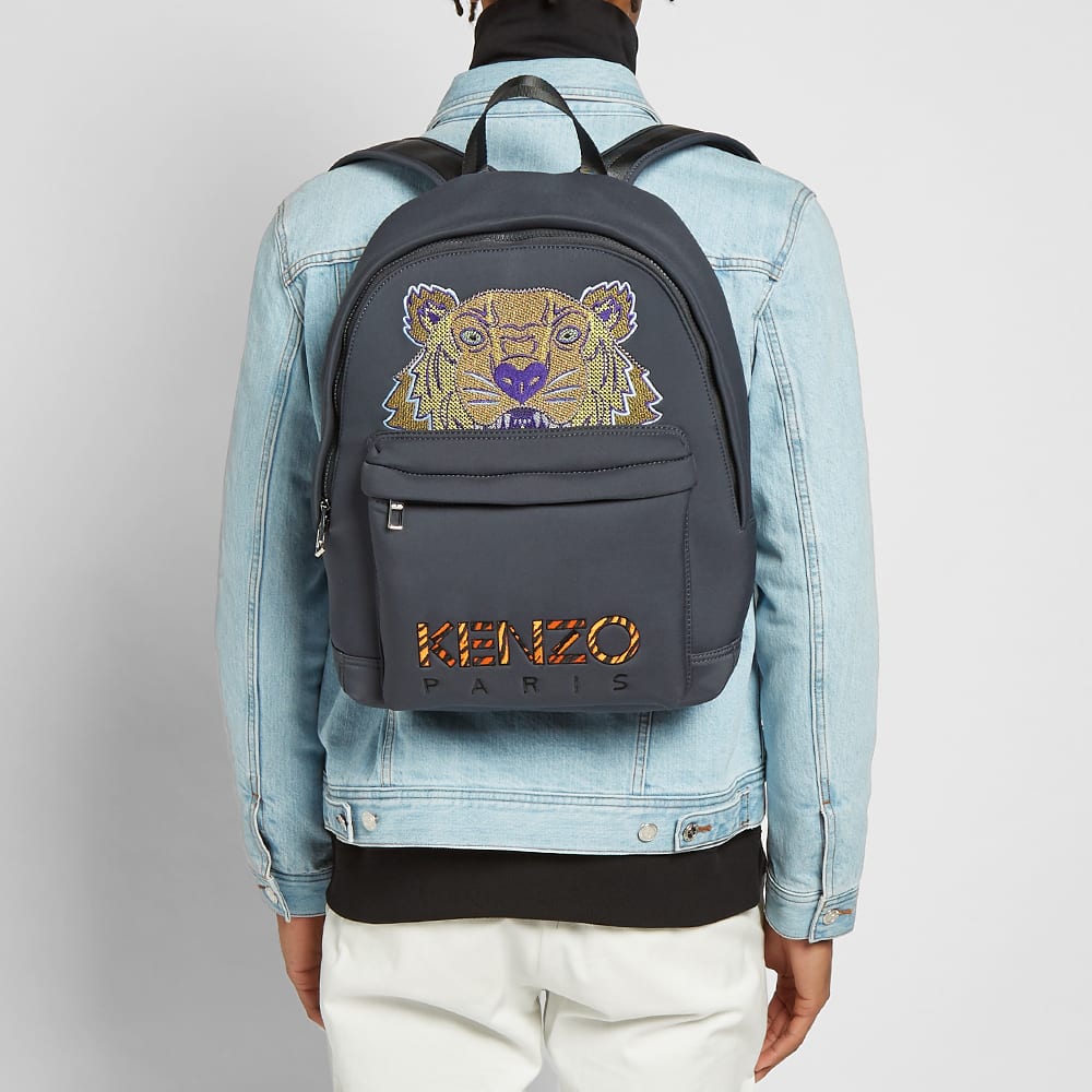 large neoprene tiger backpack