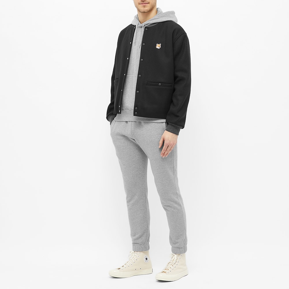 maison kitsune bomber jacket