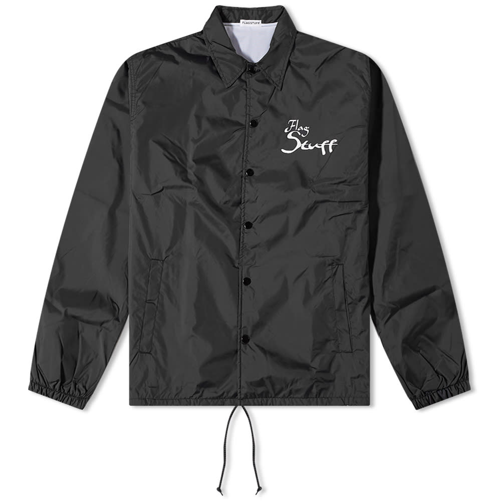 Flagstuff Lips Coach Jacket Black | END. (US)