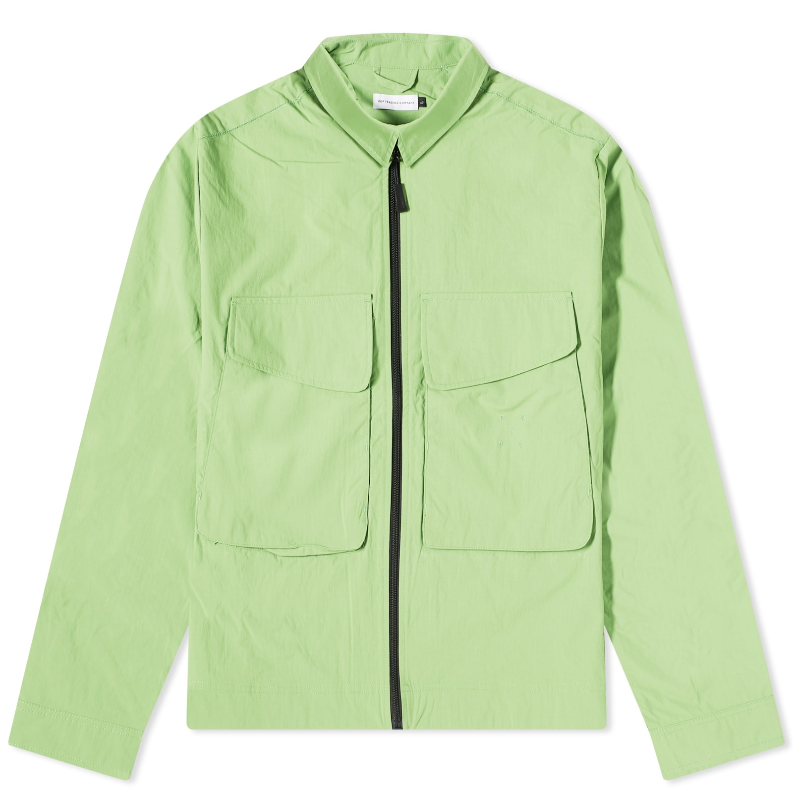 POP Trading Company Boxer Nylon Ripstop Overshirt Foliage END US pop-trading-company-boxer-nylon-ripstop-overshirt-foliage-end-us
