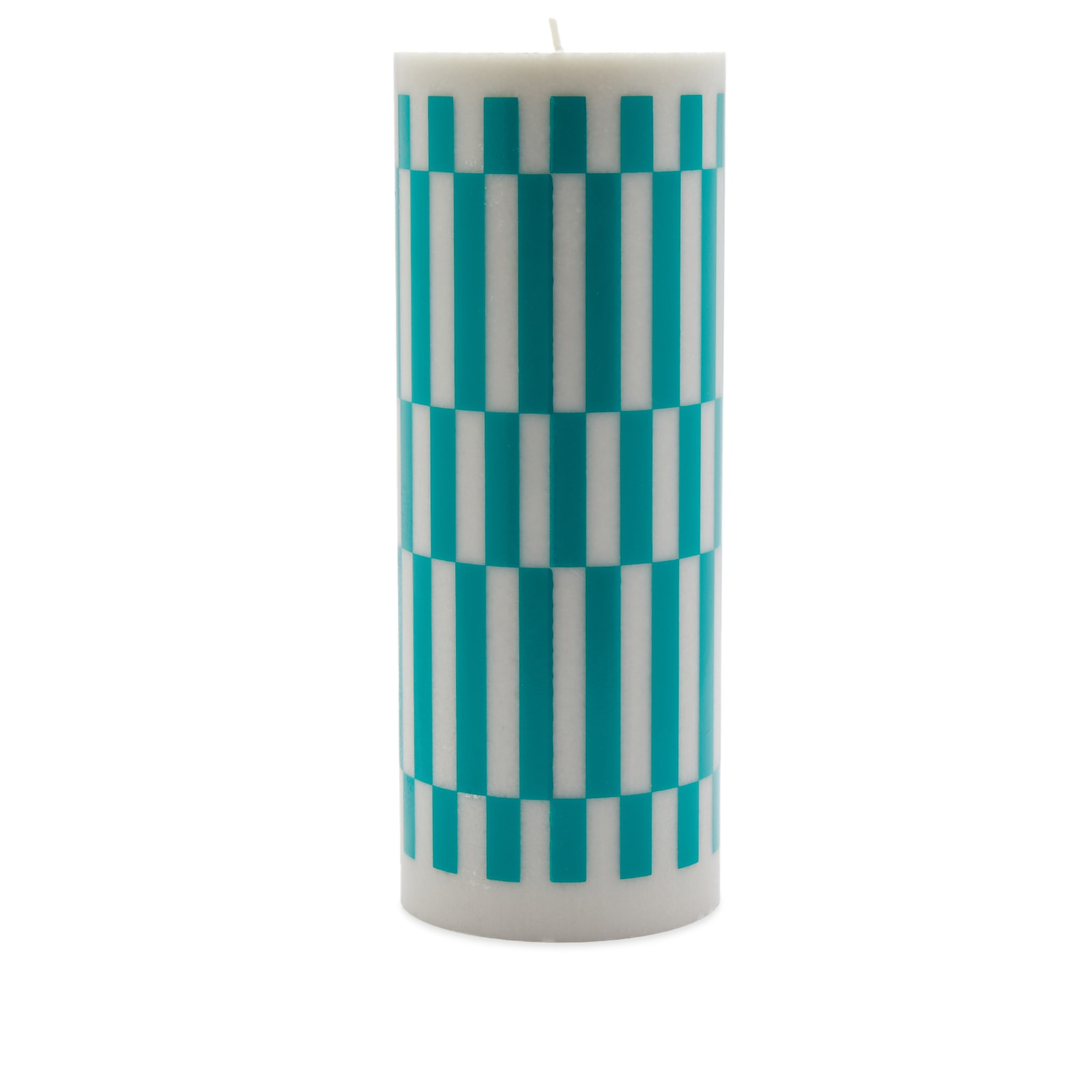 HAY Column Candle Large Light Grey Green END hay-column-candle-large-light-grey-green-end