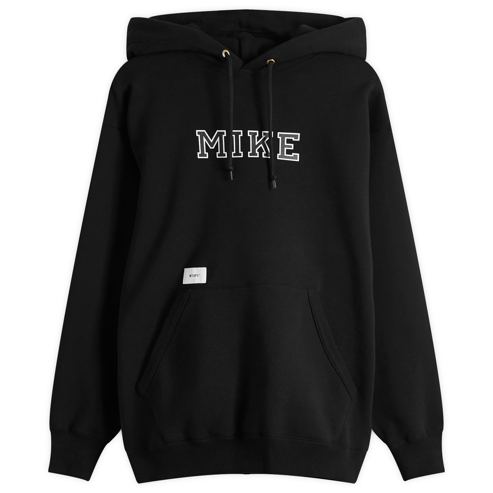 WTAPS 19 Phonetic Print Hoodie Black (AR)
