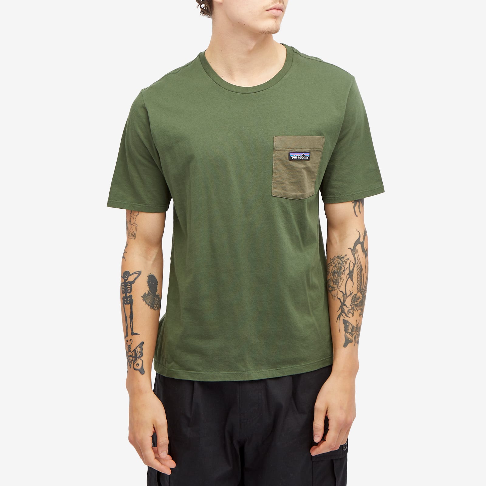 Patagonia Men's Daily Pocket T-Shirt Torrey Pine Green