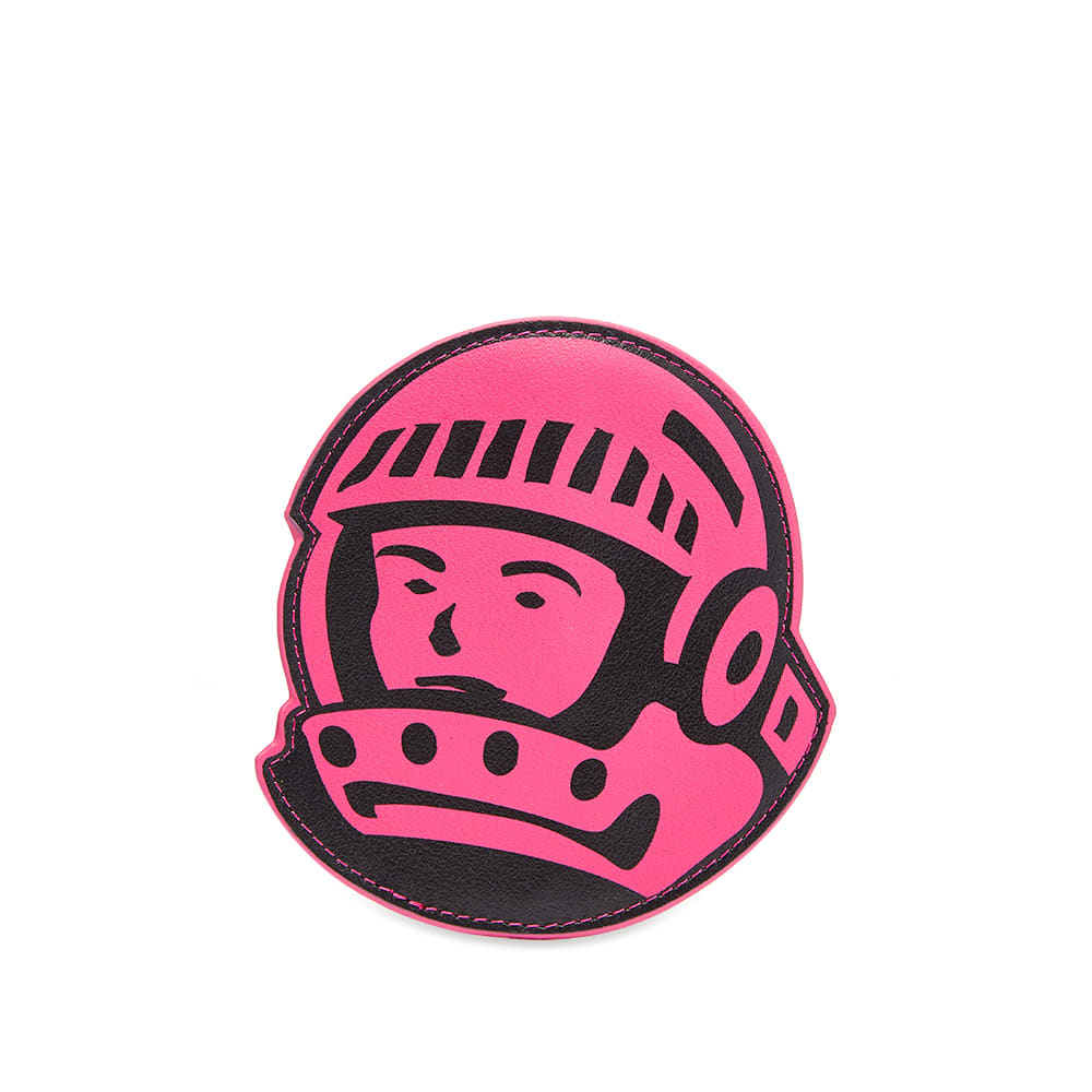 Instantly recognisable as Billionaire Boys Club’s popular logo, the leather pouch arrives in the shape of an astronaut head this season and comes coloured in bright pink for added vibrance. Made from genuine leather and secured with a hardwearing YKK zip, it offers supple durability and convenience while on the go.   Leather Construction D-Ring YKK Zip Compartment Printed Branding