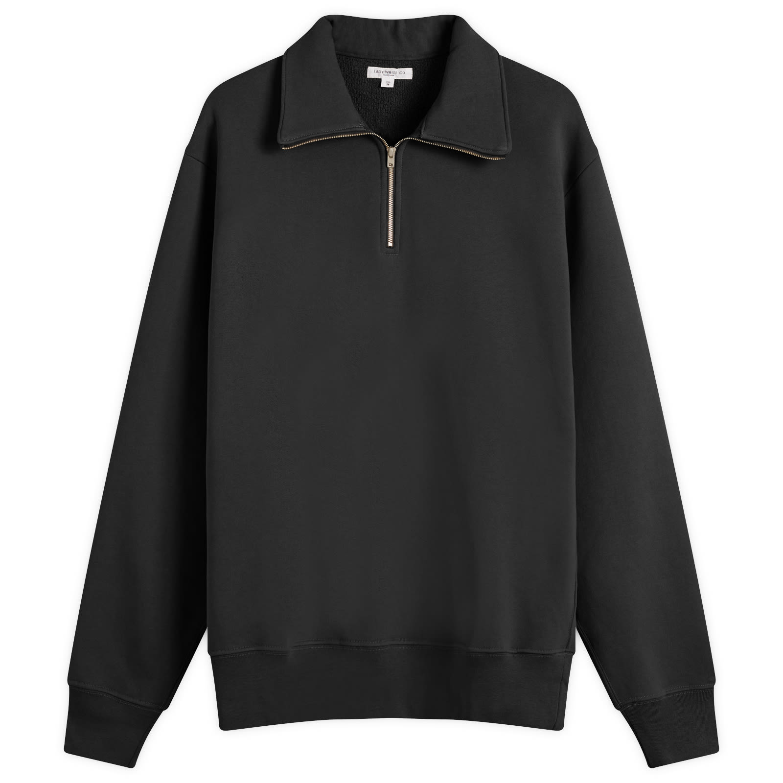 Lady White Co. Quarter Zip Sweatshirt Black | END. (AR)