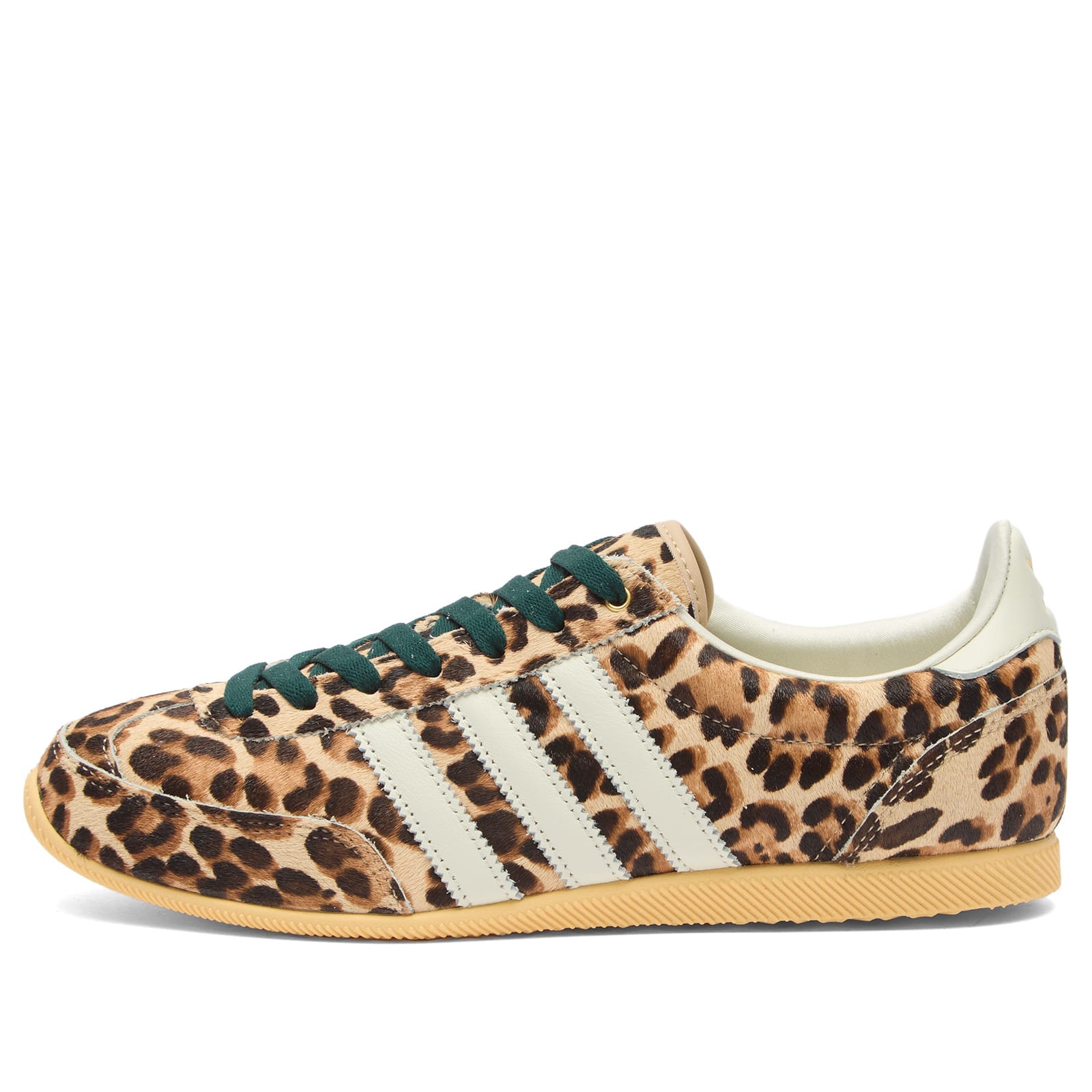 Adidas Women's Japan Leopard Sneakers Magic Beige/Ivory/Aurora Ivy - KI6687