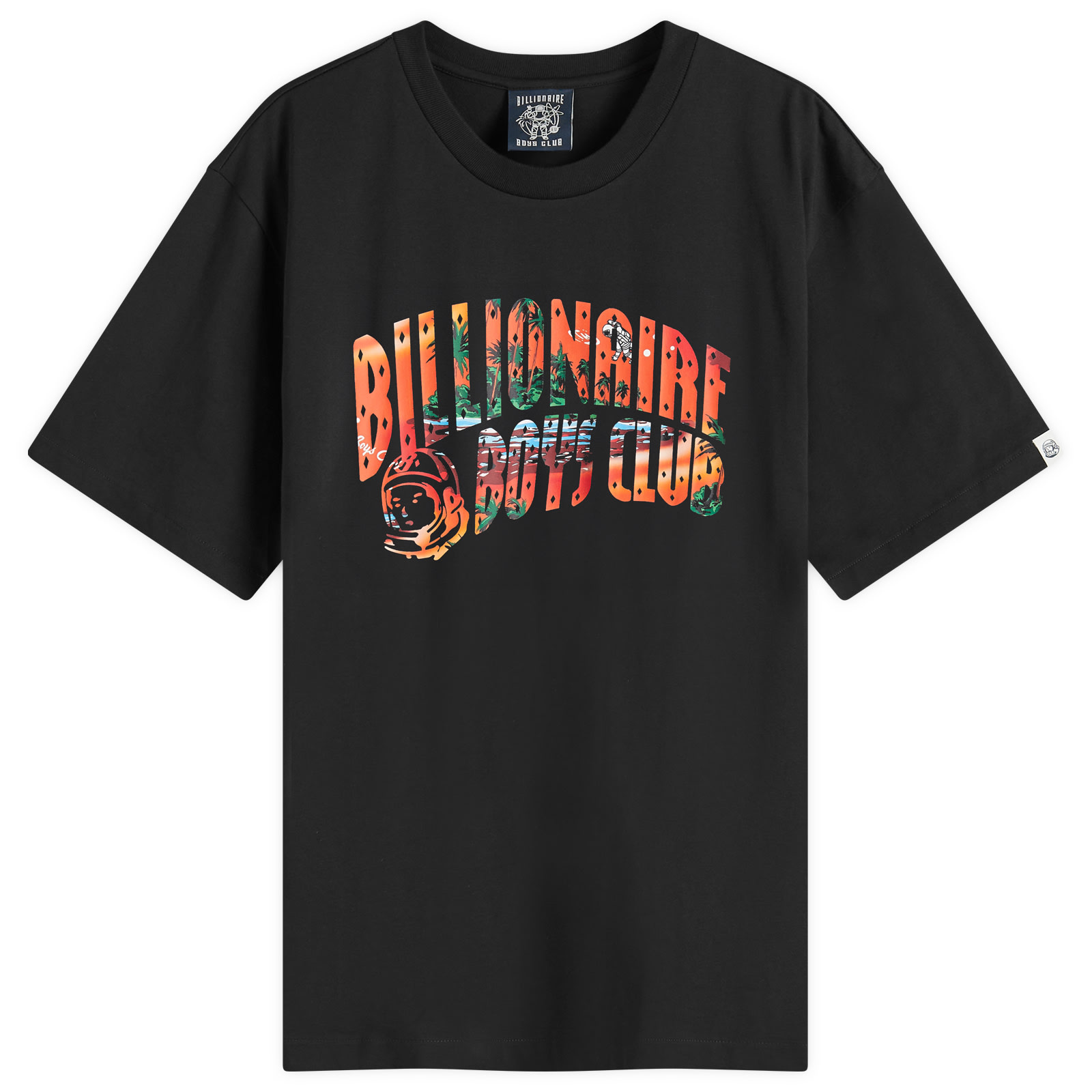 Billionaire Boys Club Tropical Arch Logo T-Shirt Black | END
